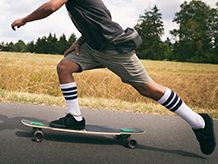 Longboardy, cruisery