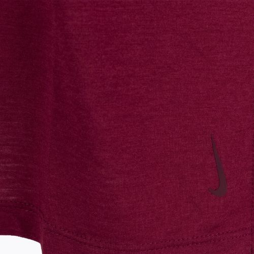 Koszulka damska Nike NY Dri-Fit Layer Top dark beetroot/htr/night maroo