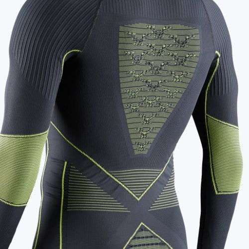 Bluza termoaktywna męska X-Bionic Energy Accumulator 4.0 charcoal/yellow
