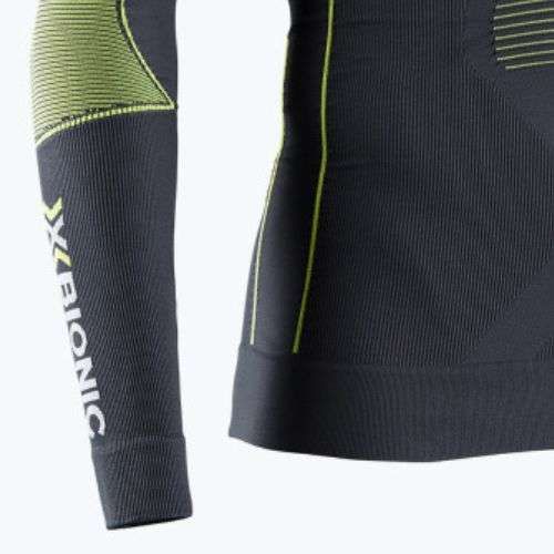 Bluza termoaktywna męska X-Bionic Energy Accumulator 4.0 charcoal/yellow