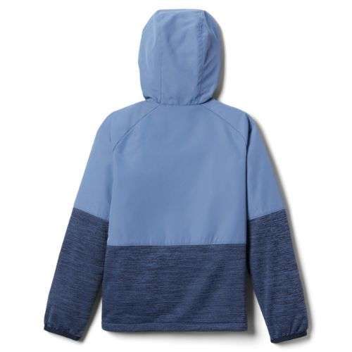 Bluza trekkingowa dziecięca Columbia Out-Shield Dry bluestone/collegiate navy heather