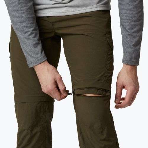Spodnie trekkingowe męskie Columbia Silver Ridge II Convertible olive green