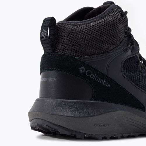 Buty trekkingowe męskie Columbia Trailstorm Mid Wp black/dark grey
