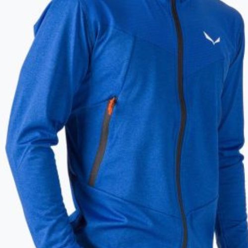 Bluza trekkingowa męska Salewa Agner Hybrid PL/DST FZ Hoody electric melange