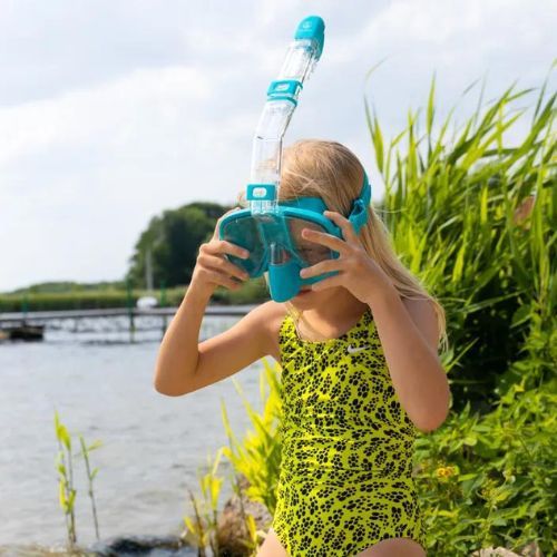Zestaw do snorkelingu AQUASTIC SMFK-01LN niebieski