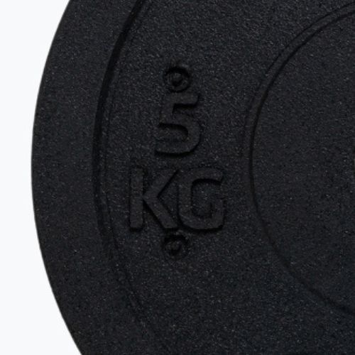 Obciążenie bumperowe olimpijskie TREXO TRX-BMP005 5 kg czarne