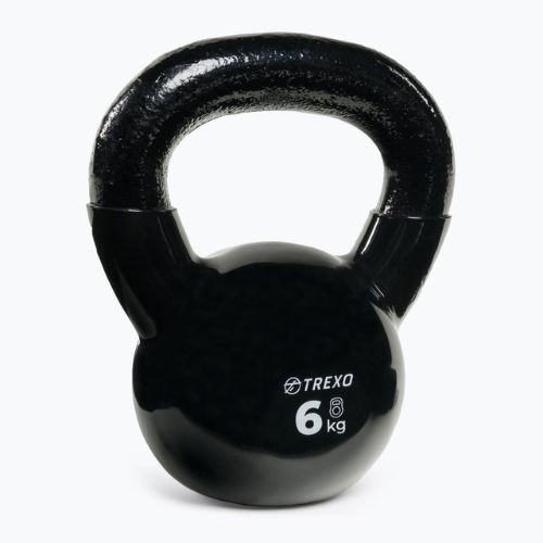 Kettlebell Żeliwny gumowany XTREXO VKB06 6 kg