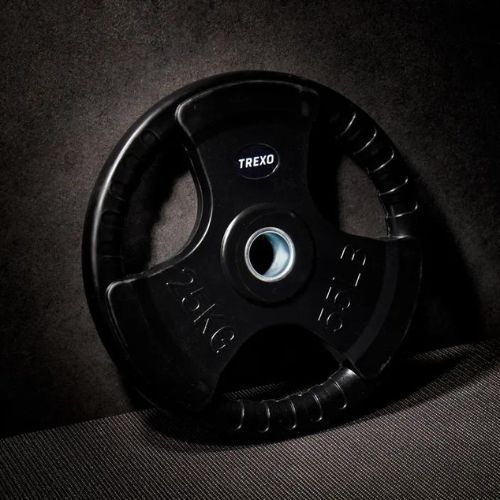 Obciążenie żeliwne ogumowane XTREXO RW25 25 kg czarne
