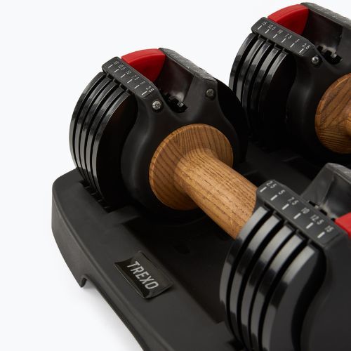 Zestaw hantli regulowanych XTREXO ADS15 2 x 6,8 kg czarny