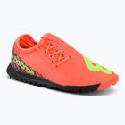 Buty piłkarskie dziecięce New Balance Furon v7 Dispatch JNR TF neon dragonfly
