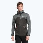 Bluza trekkingowa męska Salewa Puez Melange PL FZ Hoody black out melange