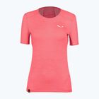 Koszulka trekkingowa damska Salewa Puez Graphic 2 Dry calypso coral melange