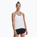 Koszulka treningowa damska Under Armour Knockout Tank white/white/black