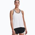 Koszulka treningowa damska Under Armour Knockout Tank white/white/black 7