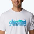 Koszulka trekkingowa męska Columbia Sun Trek white/all for outdoors graphic 2