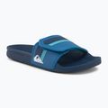 Klapki męskie Quiksilver Rivi Slide Adjust blue/blue/green