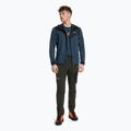 Bluza trekkingowa męska Salewa Agner Hybrid PL/DST FZ Hoody navy blazer melange 2