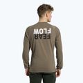 Longsleeve wspinaczkowy męski Salewa Lavaredo Hemp Print bungee cord 3