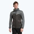 Bluza trekkingowa męska Salewa Puez Melange PL FZ Hoody black out melange