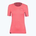 Koszulka trekkingowa damska Salewa Puez Graphic 2 Dry calypso coral melange