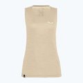 Koszulka trekkingowa damska Salewa Puez Graphic Dry Tank oatmeal melange