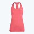 Koszulka trekkingowa damska Salewa Agner Hybrid Dry Tank calypso coral mel 4