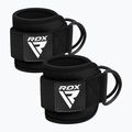 Paski z hakami na kostkę RDX Gym Ankle Pro A4 black