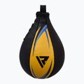 Gruszka bokserska RDX Speed Ball Leather Multi yellow/blue 2