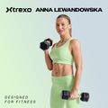 Hantel ogumowany XTREXO Hex 5 kg 2