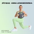 Obciążenie żeliwne ogumowane XTREXO RW10 10 kg czarne 2