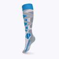 Skarpety narciarskie damskie X-Socks Ski Control 4.0 grey melange/turquoise 3