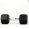 Hantel ogumowany TREXO Hex 10 kg 9