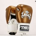 Rękawice bokserskie Top King Muay Thai Empower white/gold 7