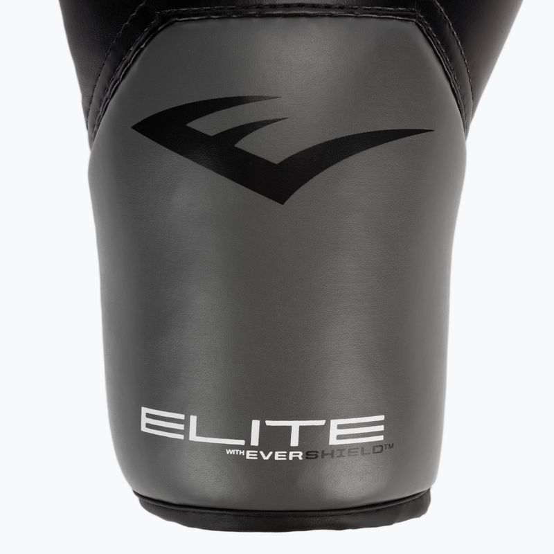 Rękawice bokserskie Everlast Pro Style Elite 2 black/grey 5
