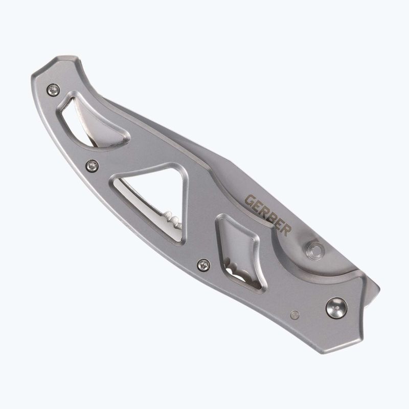 Nóż turystyczny Gerber Paraframe II Folder Serrated silver 2