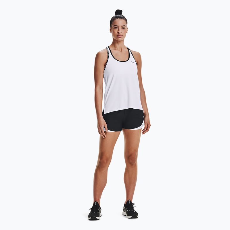 Koszulka treningowa damska Under Armour Knockout Tank white/white/black 2