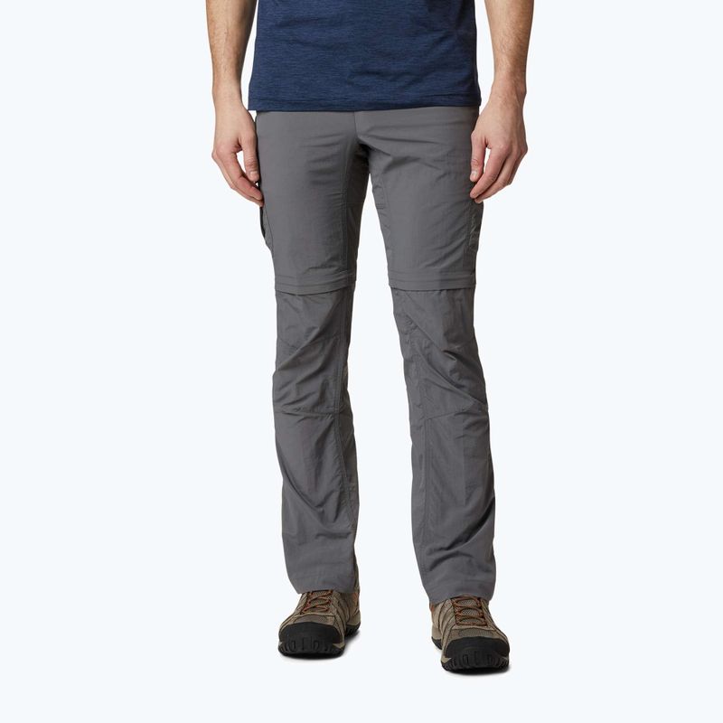 Spodnie trekkingowe męskie Columbia Silver Ridge II Converti city grey