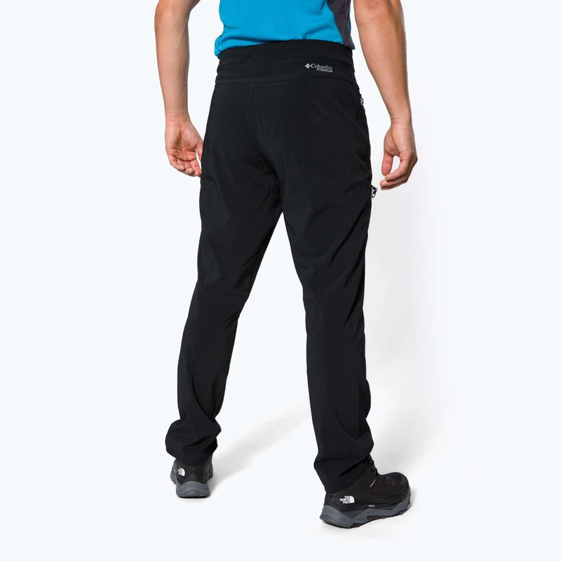 Spodnie trekkingowe męskie Columbia Titan Pass black 3