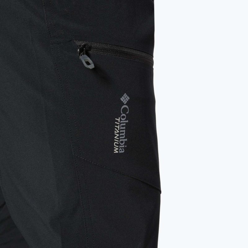 Spodnie trekkingowe męskie Columbia Titan Pass black 4