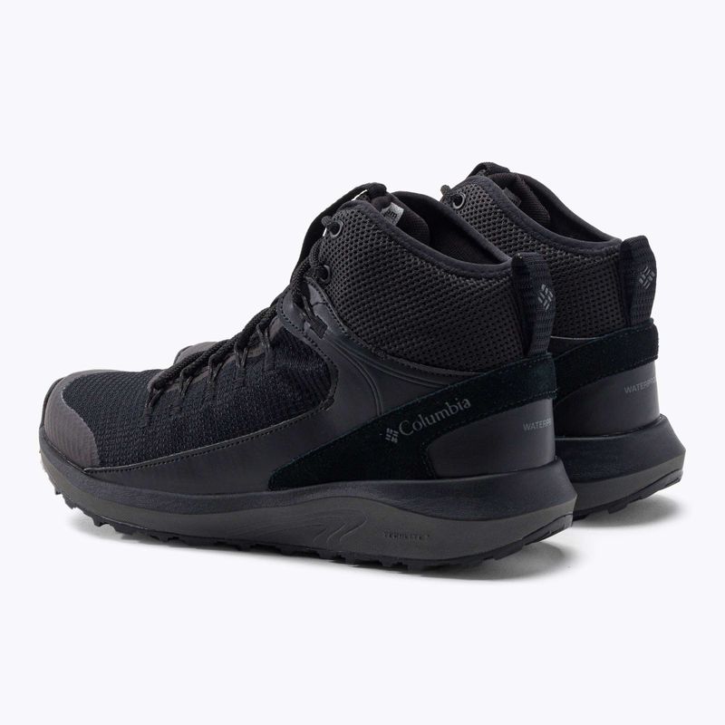 Buty trekkingowe męskie Columbia Trailstorm Mid Wp black/dark grey 3
