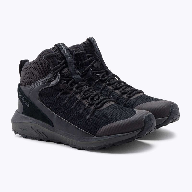 Buty trekkingowe męskie Columbia Trailstorm Mid Wp black/dark grey 5