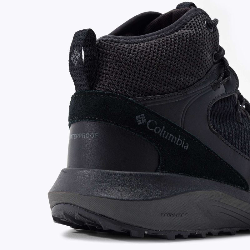 Buty trekkingowe męskie Columbia Trailstorm Mid Wp black/dark grey 7
