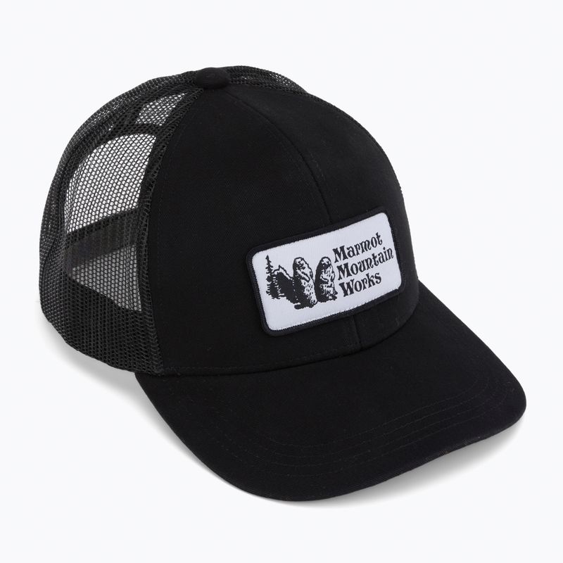 Czapka z daszkiem Marmot Retro Trucker black/black