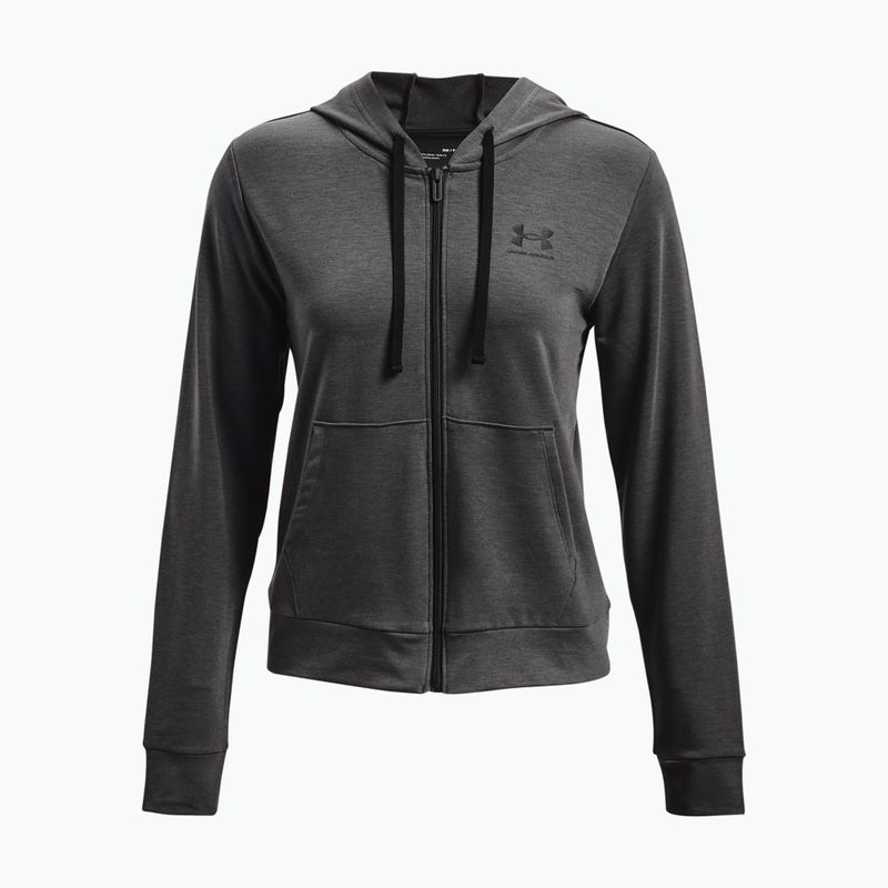 Bluza damska Under Armour Rival Terry FZ Hoodie jet gray/black