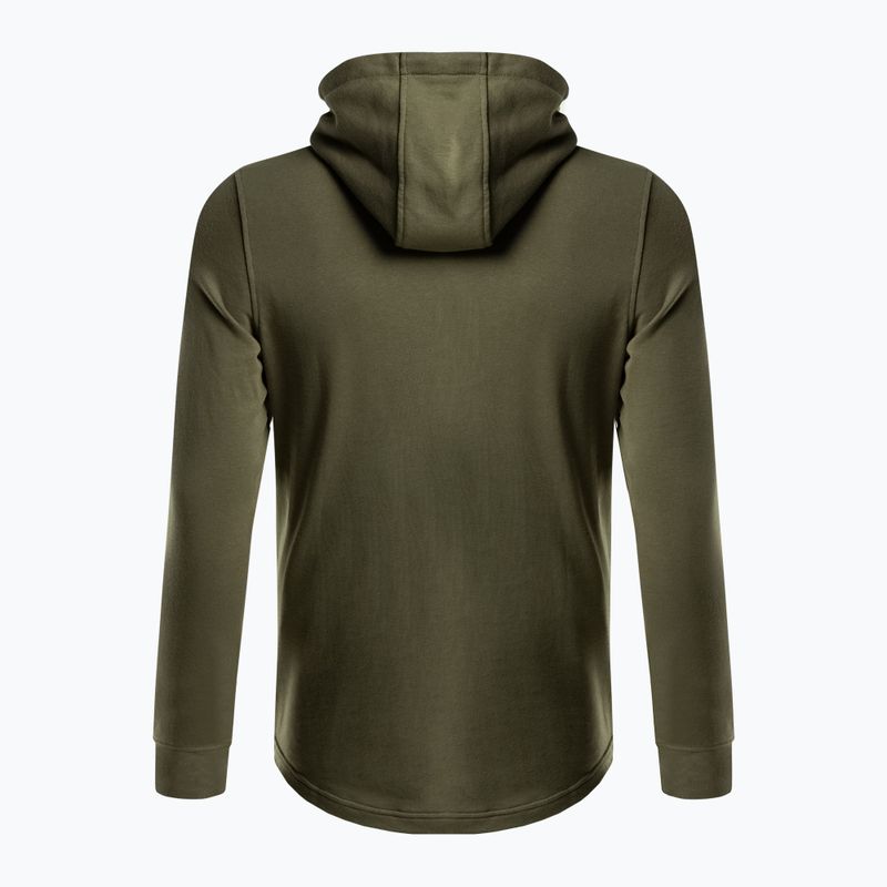 Bluza męska Under Armour Rival Terry Logo Hoodie green 2