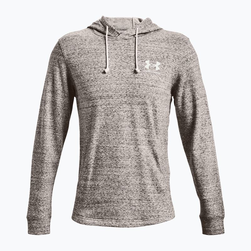 Bluza męska Under Armour Rival Terry LC HD pitch gray/white 5