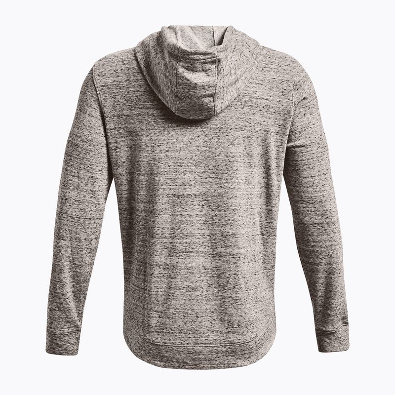 Bluza męska Under Armour Rival Terry LC HD pitch gray/white 6