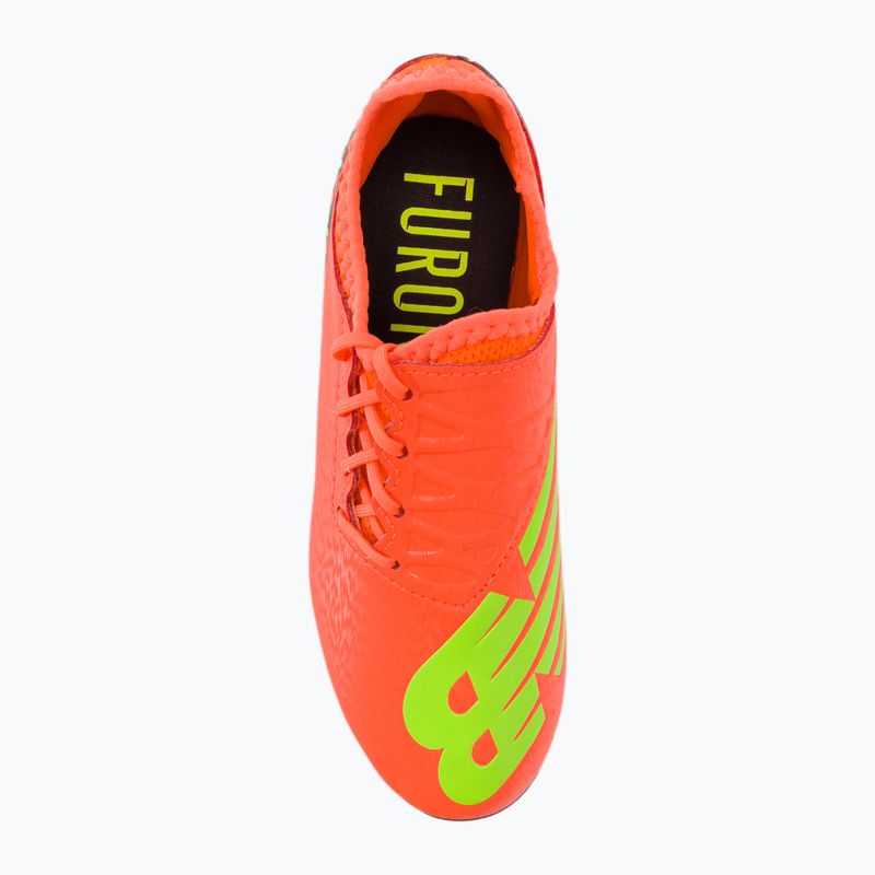 Buty piłkarskie dziecięce New Balance Tekela Magique V4+ FG neon dragonfly 6