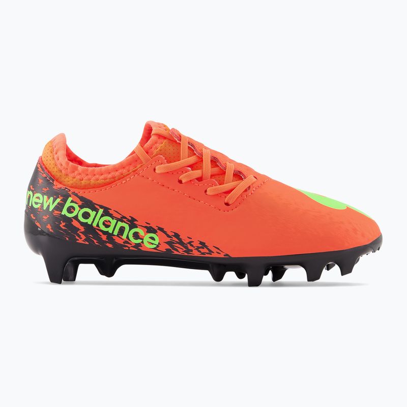 Buty piłkarskie dziecięce New Balance Furon Dispatch V7 FG neon dragonfly 11