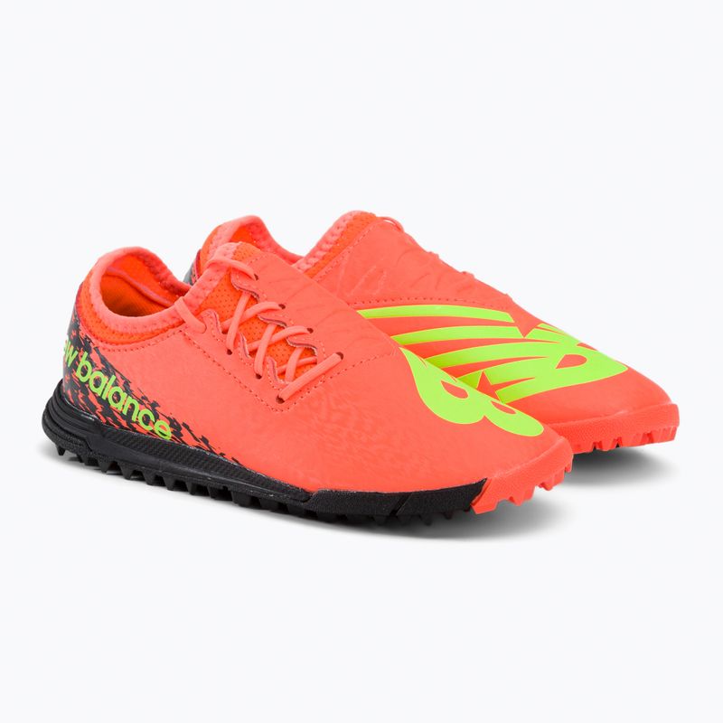 Buty piłkarskie dziecięce New Balance Furon v7 Dispatch JNR TF neon dragonfly 4